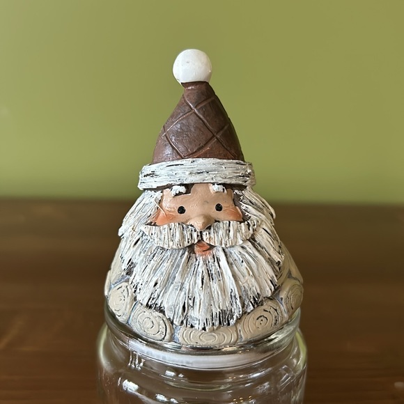 Santa Glass Container - Picture 4 of 6